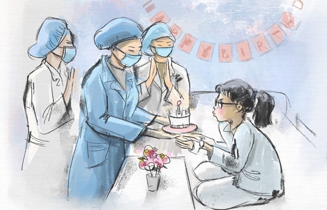 Touching ‘Stay safe, thank you doctors’ series