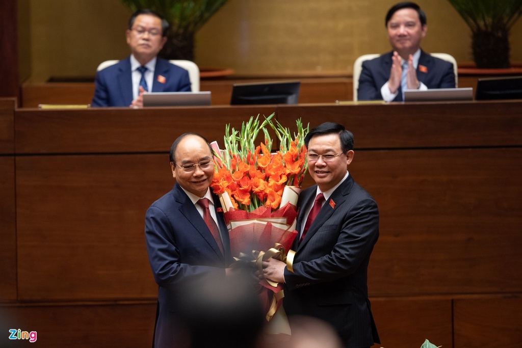 in photos nguyen xuan phuc sworn in as new state president of viet nam