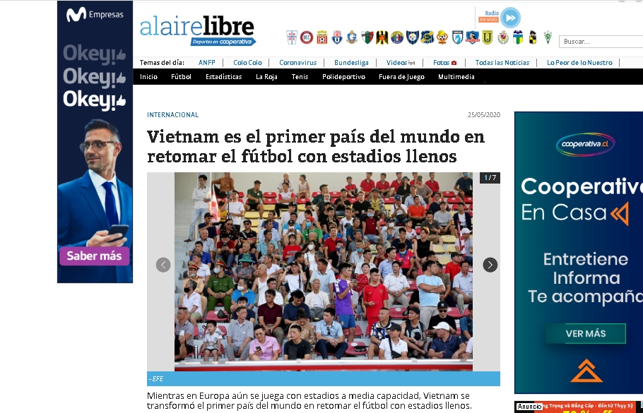 global press lauded vietnamese football for early return amid covid 19 pandemic