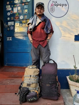 Vietnamese backpacker traveling the world on motorbikes returns Vietnam Vietnamese backpacker traveling the world on motorbikes returns Vietnam