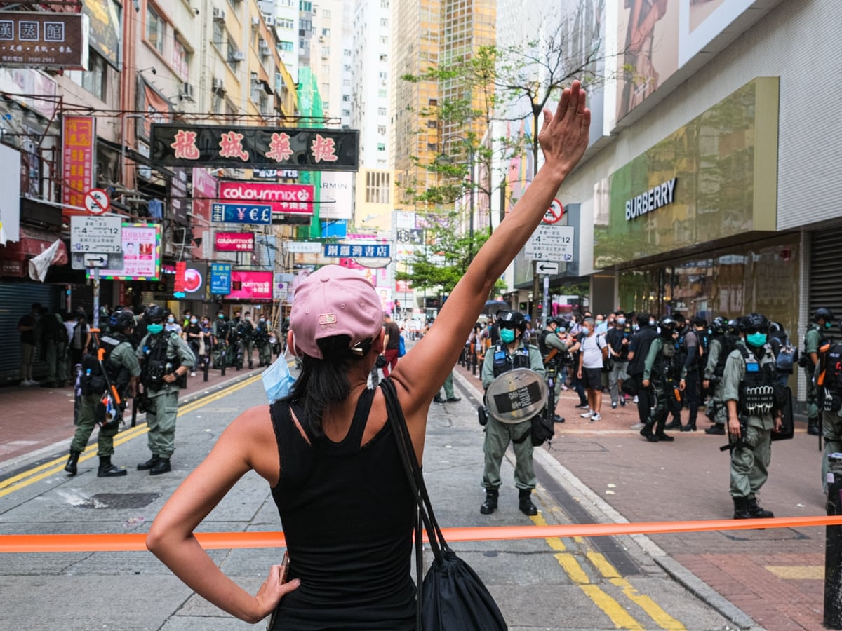 world breaking news today july 30 four hong kong student activists arrested under new security law