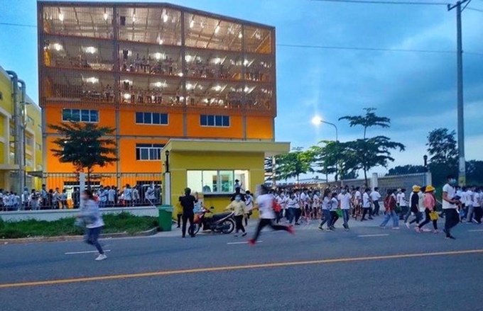 panicked workers flee factory after colleague tests positive