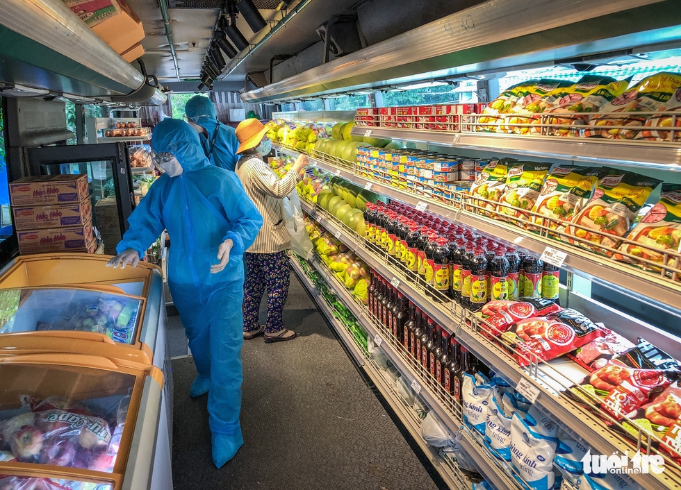 supermarket bus new initiative for shoppers during pandemic