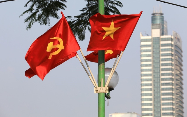 Hanoi adorned with flags and banners in celebration of Independence Day (September 2)