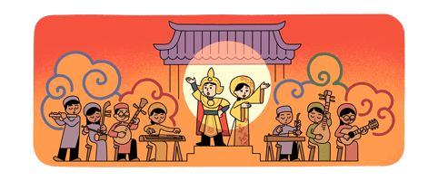 google doodle hornors vietnams cai luong reformed theater