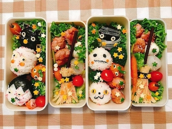 creative bentos of an oversea vietnamese in the land of rising sun