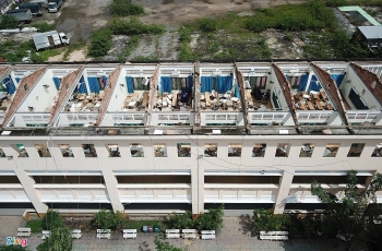 flood in central vietnam hcmcs school roof blown off due to eavy storm