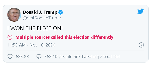 US Election 2020: Trump tweets ‘I won the election’, saying not cenceding