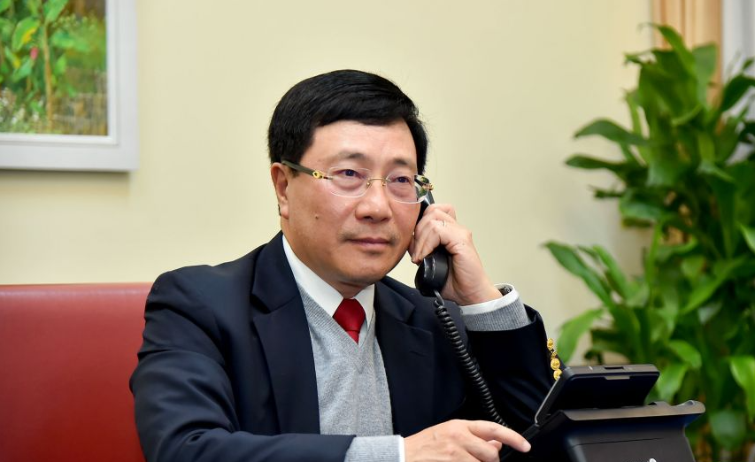 vietnam deputy pm pham binh minh held phone talks with us national security adviser