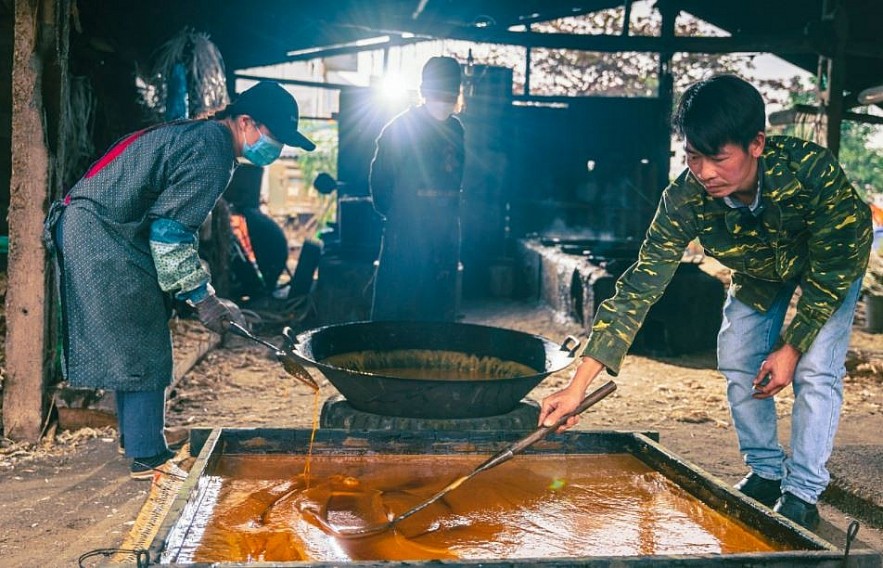 Brown Rock Sugar Craft Village in Northeast Vietnam