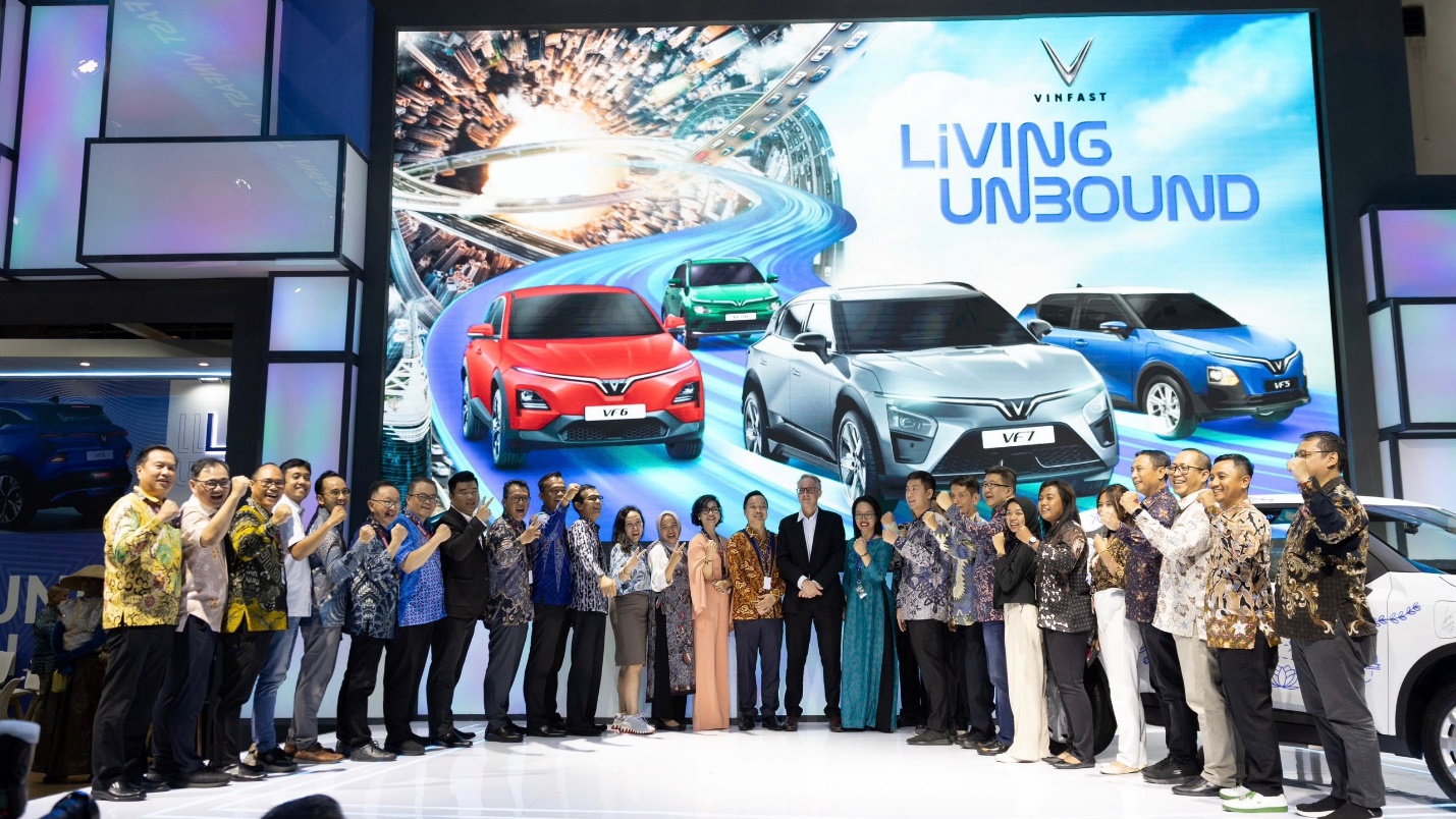 vinfast partners with five dealers in indonesia
