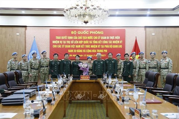 deputy defence minister wants more vietnamese flags on world peacekeeping map