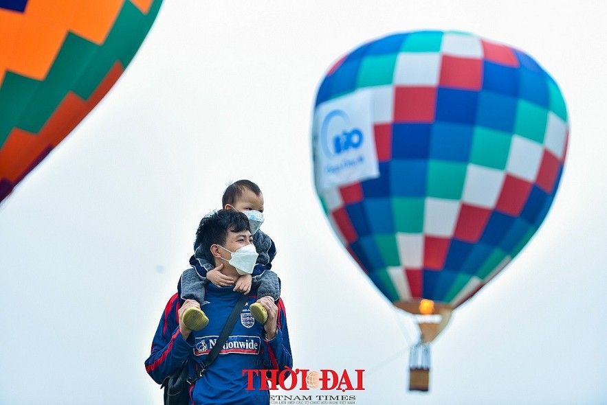 Photo: Air Balloons Colorize Hanoi's Sky Photo: Air Balloons Colorize Hanoi's Sky
