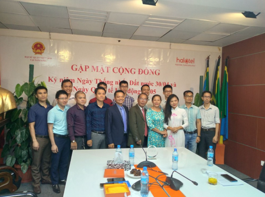 vietnamese embassy to tanzania holds meeting on april 30th may 1 anniversary