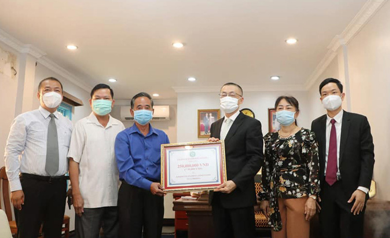 Cambodian television: Vietnam Embassy actively participates in preventing COVID-19