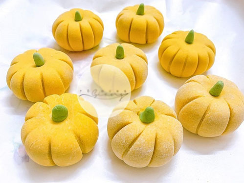 Recipe: Sweet pumpkin balls with mung bean filling