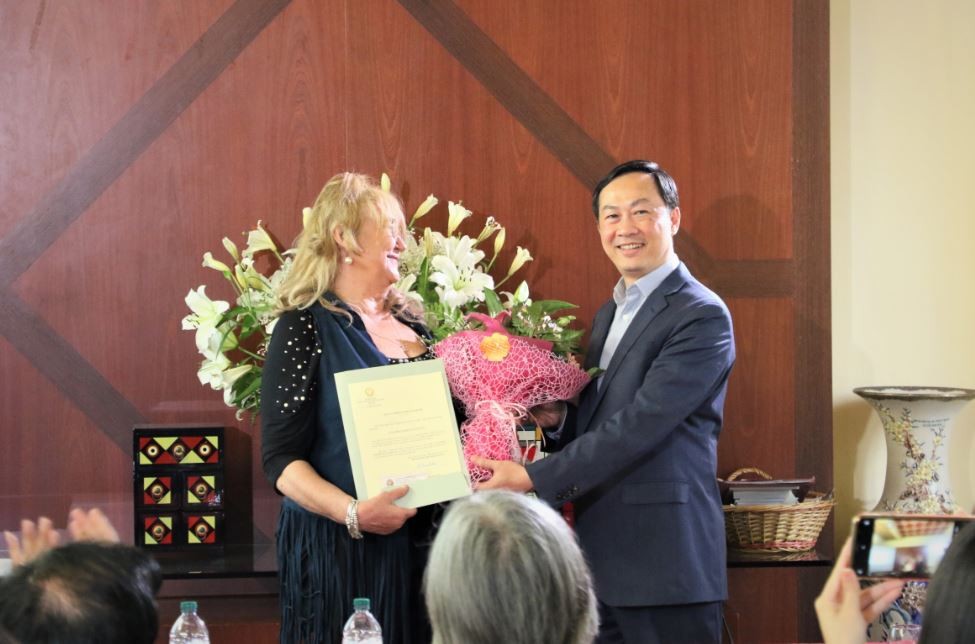 italian researcher sandra scagliotti re appointed as vietnams honorary consul in turin