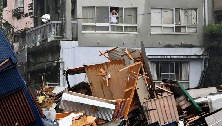mudslide wipes out homes in japan never lived through anything like this