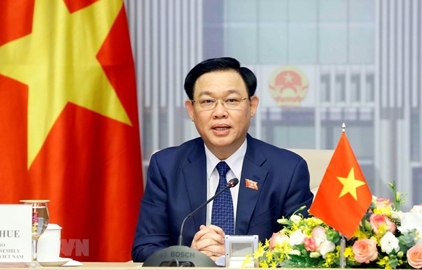 top vietnamese singaporean legislators hold online talks