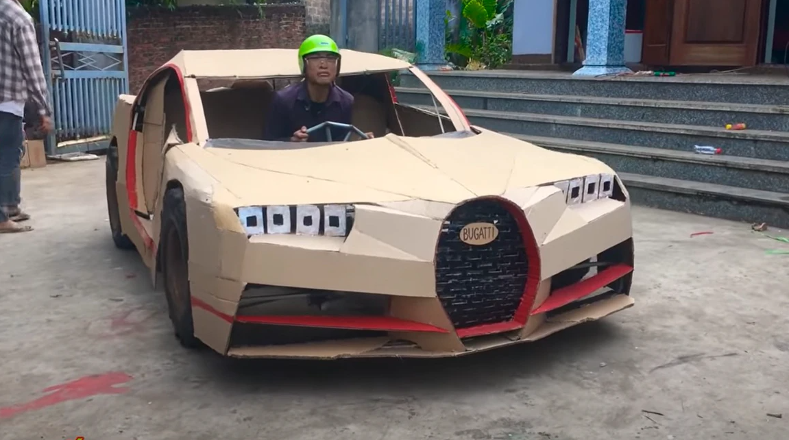 Vietnamese Homemade Bugatti Chiron Appears on US Newspaper