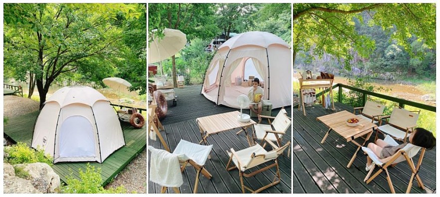 Vietnamese-Korean family Teach Children About Nature Through Camping