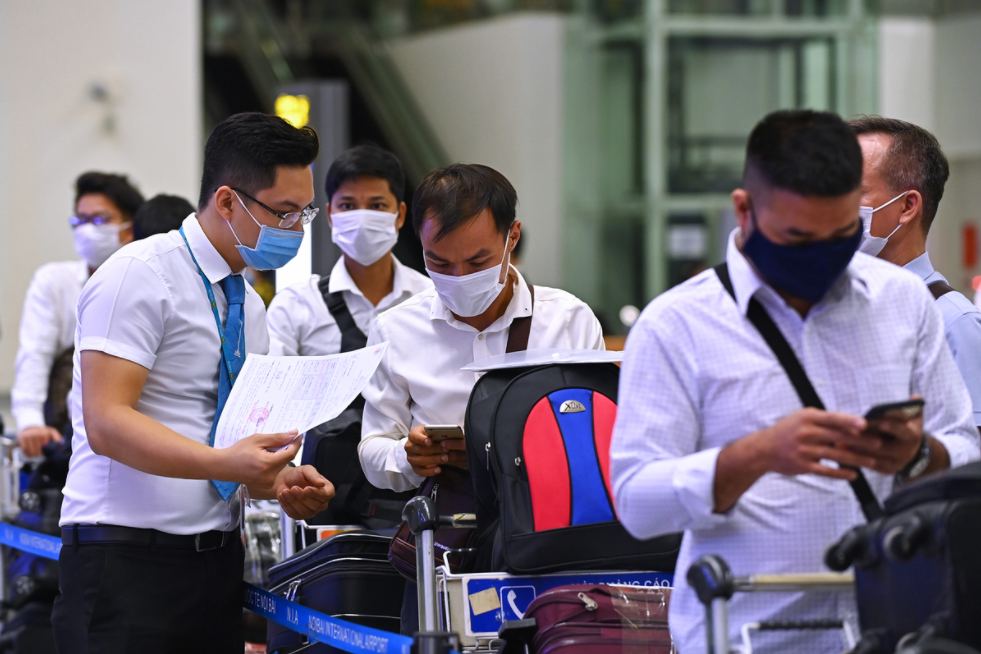 In Photo: Vietnam's first commercial international flight in COVID 19 context