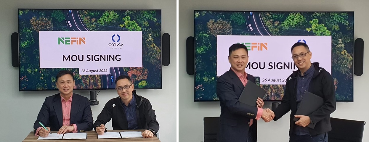 nefin group partners oyika to accelerate ev adoption in south east asian markets