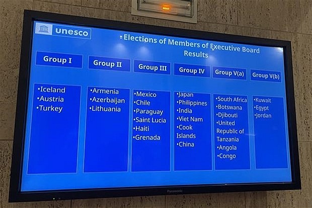 Vietnam Won Election to UNESCO Executive Board For Fifth Time