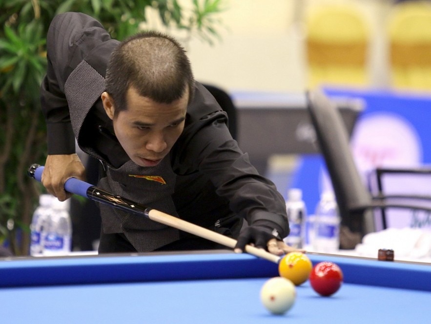 Tran Quyet managed to defeat no.1 player on March 10. Photo: Thanh Nien