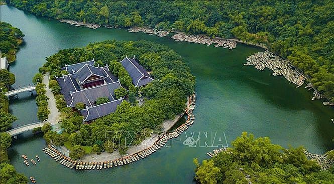 Trang An World Heritage Site - an outstanding tourist destination not only in Vietnam but also in Southeast Asia and the world. Photo: Minh Duc/VNA
