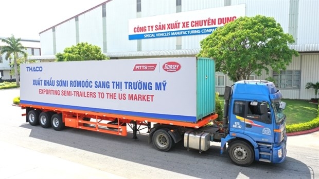 Vietnamese largest automaker exports 50 semi-trailers to US