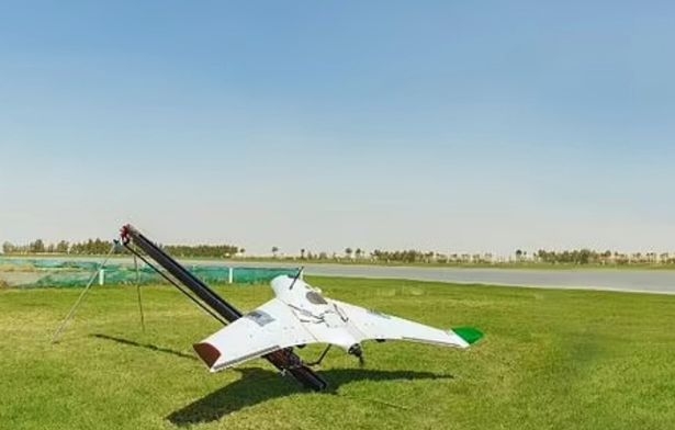 The drone system is thought to be an eco-friendlier alternative as it doesn't entail the use of chemicals. Photo Mirror UK