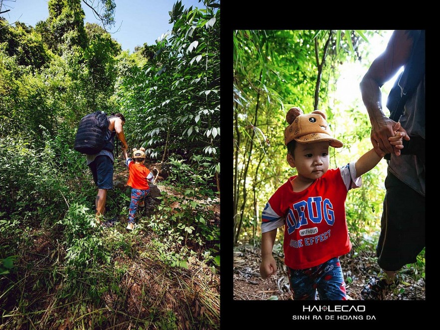 The Trekking Two-Year Old of Cat Ba Island
