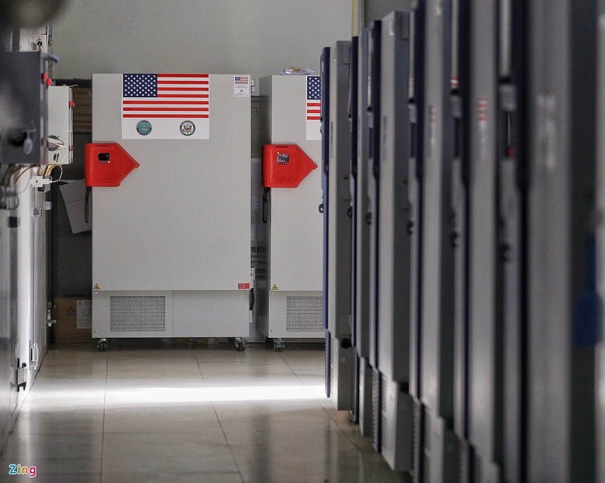 A Close Look At Ultra-Low Temperature Freezers Donated To Vietnam By The US