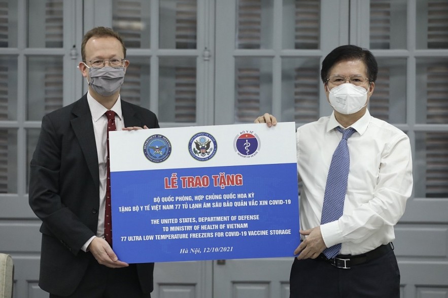 A Close Look At Ultra-Low Temperature Freezers Donated To Vietnam By The US