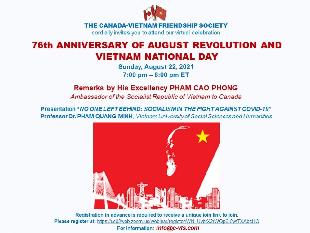 canada vietnam friendship society celebrates vietnamese independence