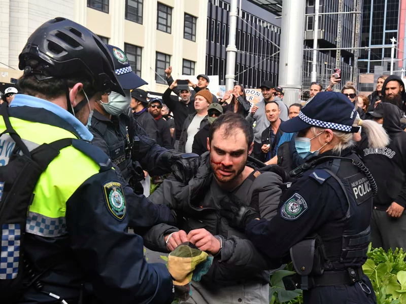 Australia: Protests and Violence Broke Out On Streets Against Lockdown Restrictions