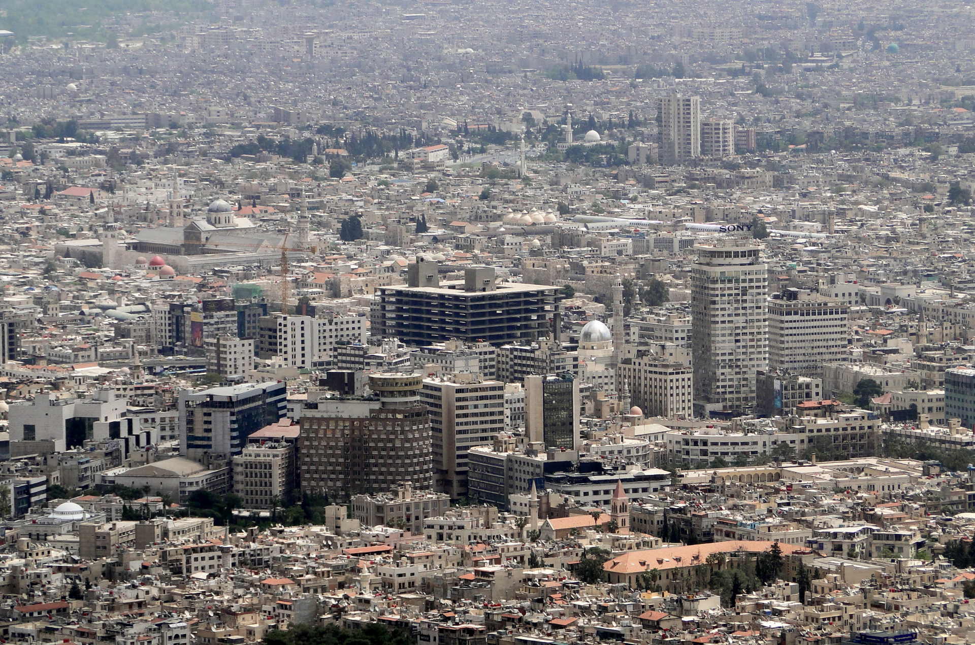 A typical modern-day neighborhood in Damascus, Credit: Bernard Gagnon / CC BY-SA 3.0