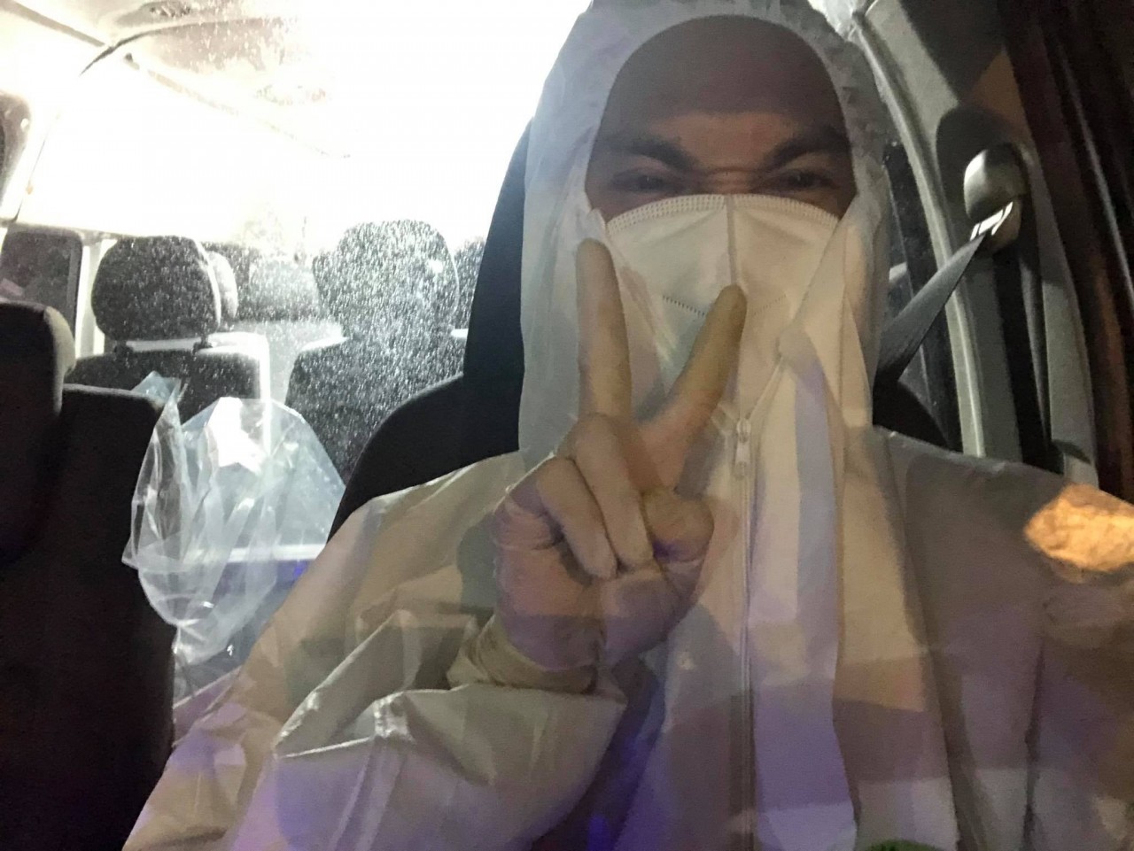 recovering from covid 19 young man drives ambulance to help seriously ill patients