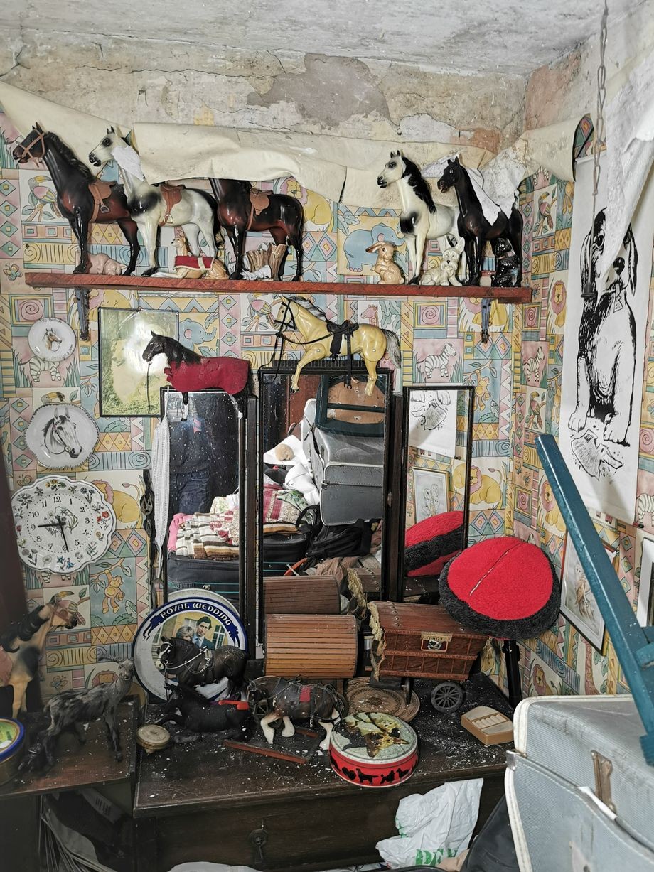 The house is known locally as the 'horse man's house'  (Image: Kyle Urbex)