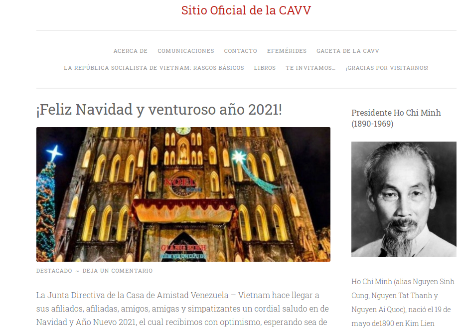 Venezuela Vietnam Friendship Association officially launches e-portal