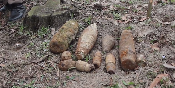 Project RENEW/NPA’s team destroys explosive ordnance cache in Quang Tri