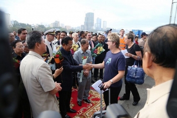 Cambodia's PM Hun Sen personally welcomes MS Westerdam cruise ship