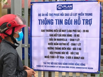 warm tet festival amidst covid 19 aid sent to help quang binhs locals