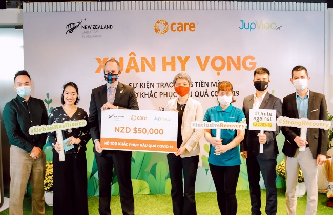 NZ Embassy, CARE support female workers tackling COVID-19 impacts
