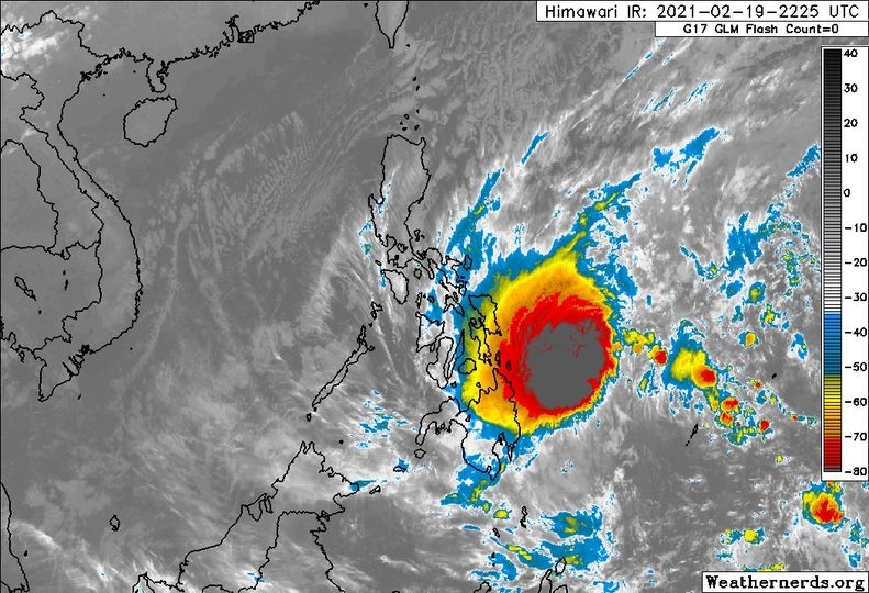 First storm of 2021 is forecast to enter East Sea in a few days