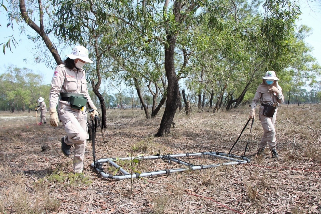 Quang Tri: Over 480 cluster munitions and UXOs safely destroyed