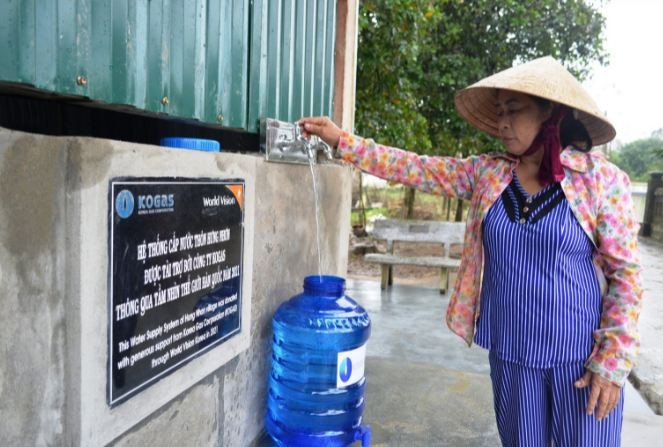 clean water project benefits 1404 people in remote area of central province