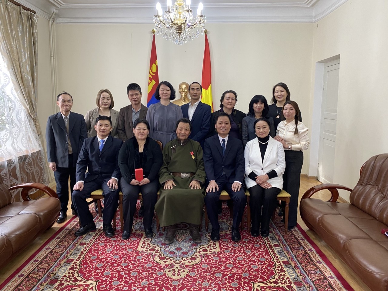 President of Mongolia Vietnam Friendship Association Honored with