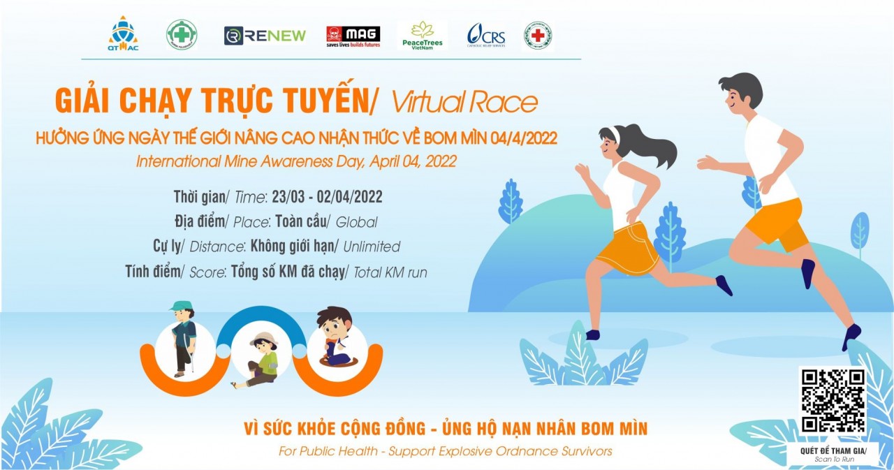 Virtual Run to Mark Int'l Day for Mine Awareness